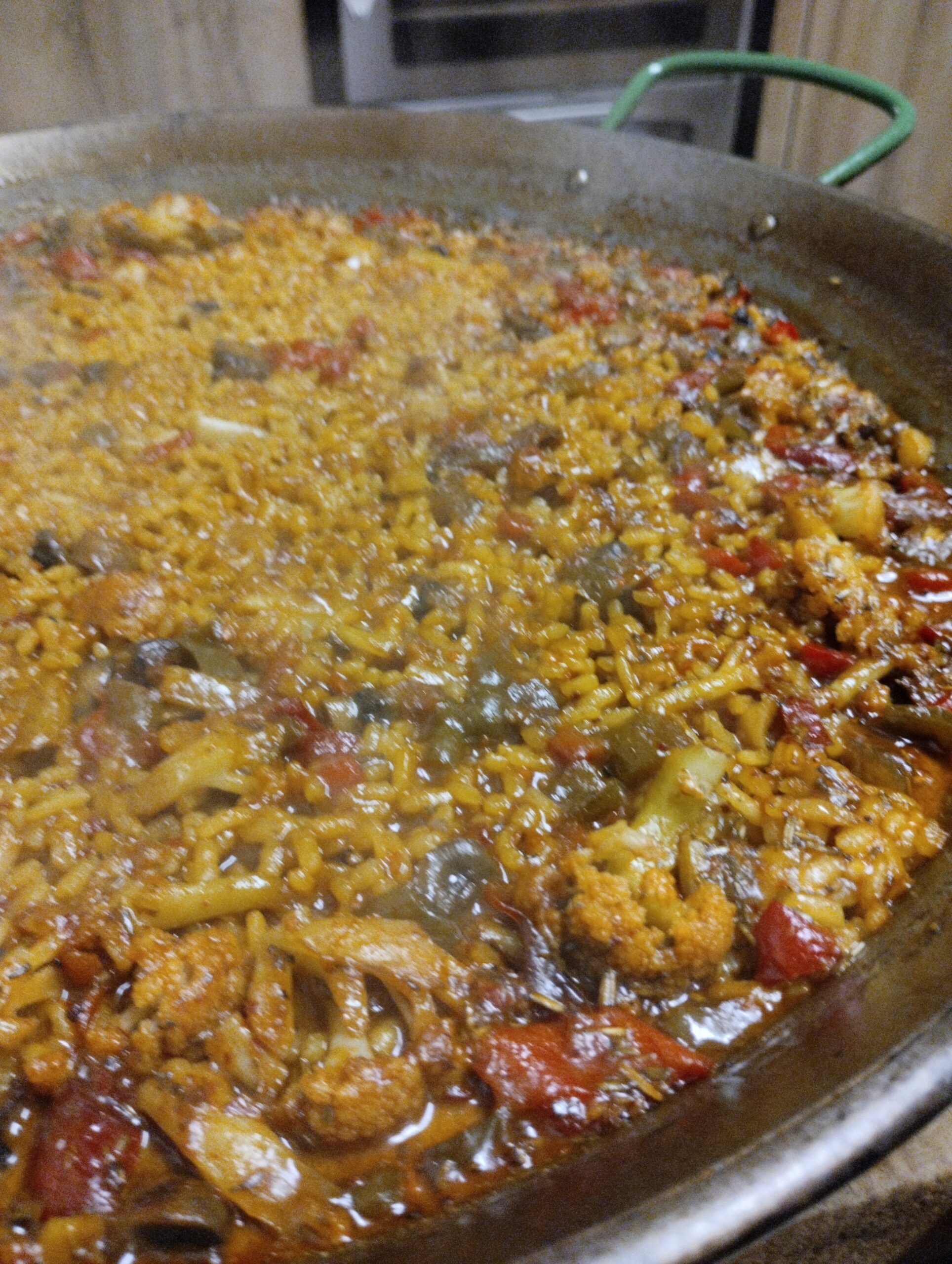 Paella de verduras