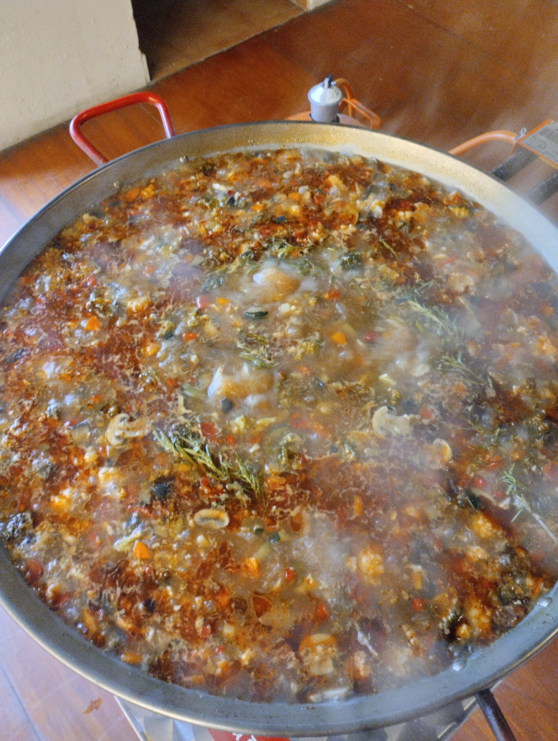 Paella de verduras